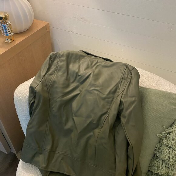 Vine & Valley Red Moto Jacket Women's Biker Punk Street Style Fall Layer NWT - Picture 9 of 10